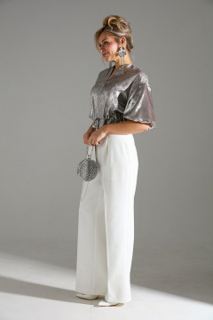 Блуза, брюки LM К1340146 бежевый_шиммер - фото 2