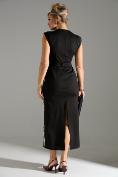 Платье LM М46 красное-белое - фото 4