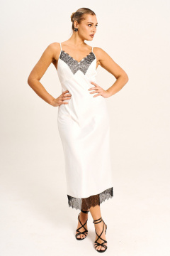 Платье FOXY FOX 1839 черно-белый - фото 2