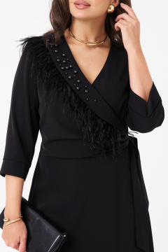 Платье Панда 112280 черный - фото 2