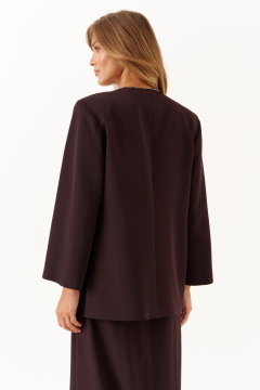 Жакет Панда 115530 коричневый - фото 5