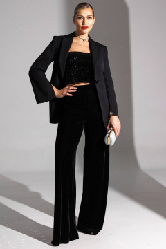 Жакет Мода Юрс 25-2948 черный - фото 2