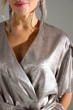 Жакет LM М110  бежевый_шиммер - фото 2