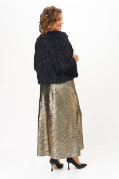 Жакет, платье Koketka i K 1332 золотой+черный - фото 4