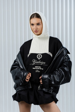 Капор Romgil РВ0362-ШЕ5 молочный - фото 5