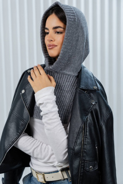 Капор Romgil РВ0362-ШЕ5 серый - фото 3