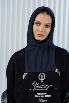 Капор Romgil РВ0362-ШЕ5 индиго - фото 1