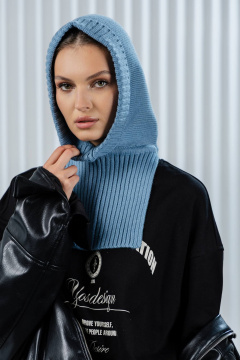 Капор Romgil РВ0362-ШЕ5 голубино-синий - фото 3