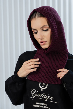 Капор Romgil РВ0362-ШЕ5 ежевичный - фото 3