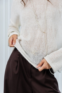 Джемпер Romgil РВ0345-АК5 молочный - фото 4