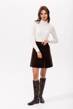 Юбка Romgil РП0098-ХЛ5 шоколадный - фото 4