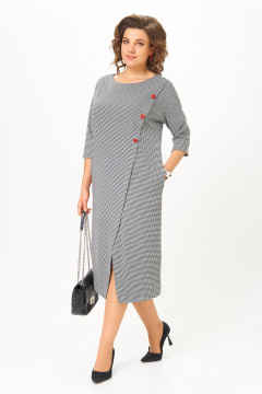 Платье Michel chic 2190 черно-белый - фото 2