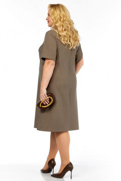 Платье Belinga 1239 коричневый - фото 3