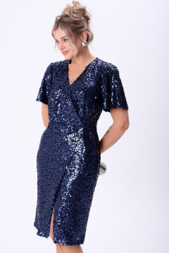 Платье AMUAR 1088 синий - фото 4