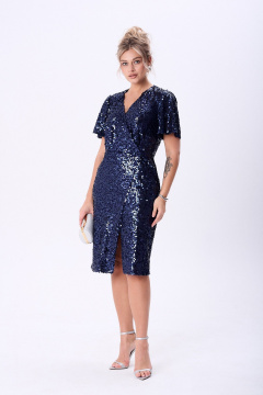 Платье AMUAR 1088 синий - фото 1