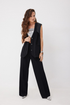 Брюки, жилет, топ ElPaiz 1307 черный - фото 1