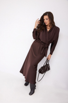 Блуза, юбка ElPaiz 1310 шоколад - фото 2
