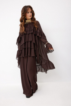 Брюки, туника ElPaiz 1318 шоколад - фото 4