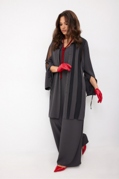 Комбинезон, рубашка ElPaiz 1319 темно-серый - фото 3