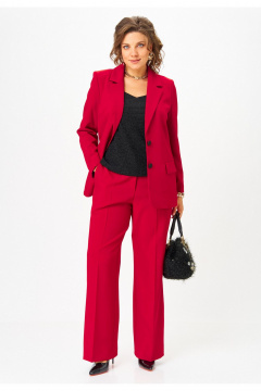Брюки, жакет, топ Твой имидж 2301 красный - фото 1