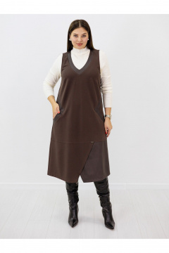 Платье Ollsy 01627 коричневый - фото 1