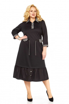 Платье Асолия 2713 черный - фото 4