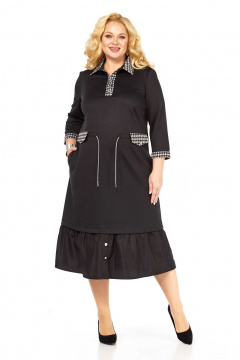 Платье Асолия 2713 черный - фото 1