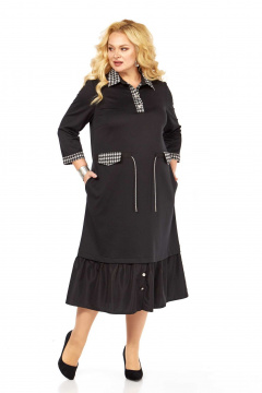 Платье Асолия 2713 черный - фото 3