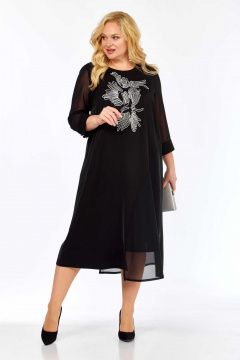 Платье Асолия 2712 черный - фото 5