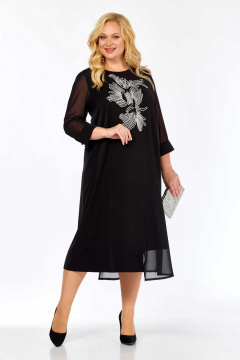 Платье Асолия 2712 черный - фото 3