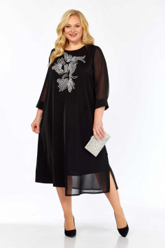 Платье Асолия 2712 черный - фото 1