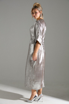 Платье LM М135 бежевый_шиммер - фото 4