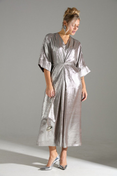 Платье LM М135 бежевый_шиммер - фото 3