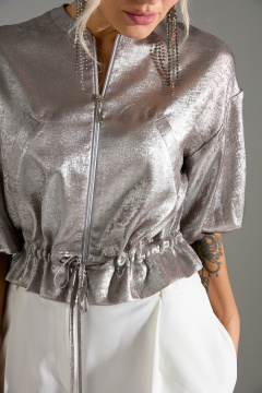Блуза LM М134 бежевый_шиммер - фото 2