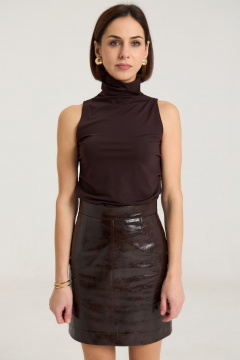 Юбка THE NAME 2450 шоколад - фото 2