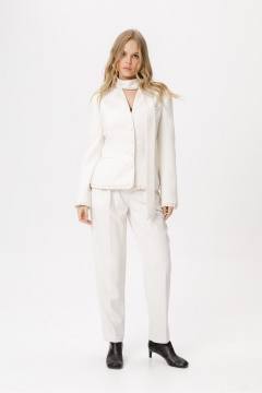 Брюки, жакет PiRS 6336 айвори_букле - фото 5