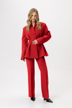 Брюки PiRS 6343 красный - фото 3