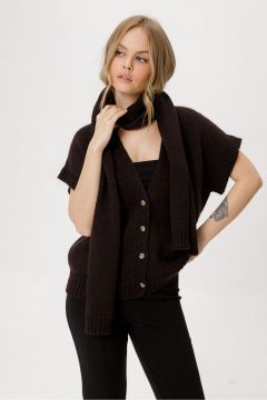 Шарф PiRS 6346 горький_шоколад - фото 5