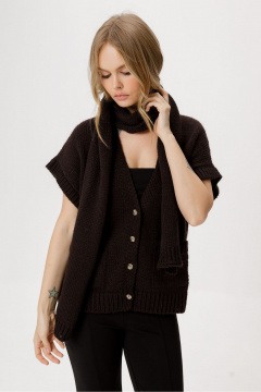 Шарф PiRS 6346 горький_шоколад - фото 1