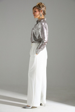 Блуза, брюки LM К146010 бежевый_шиммер - фото 4