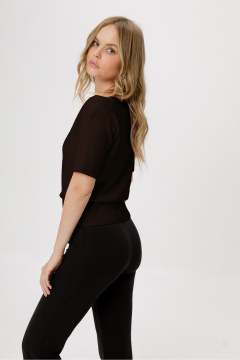 Джемпер PiRS 6352 коричневый - фото 3