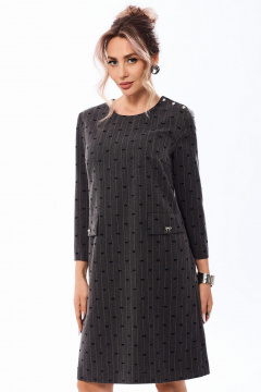 Платье Golden Valley 44082-3 графит - фото 3