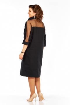 Платье БагираАнТа 1082А черный - фото 4