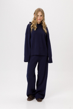 Брюки PiRS 6374 синий - фото 3