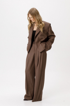 Брюки, жакет PiRS 6376 коричневый - фото 5