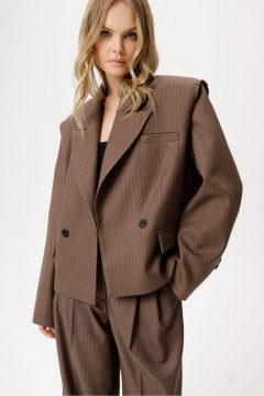 Жакет PiRS 6377 коричневый - фото 4