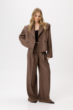 Брюки PiRS 6378 коричневый - фото 3