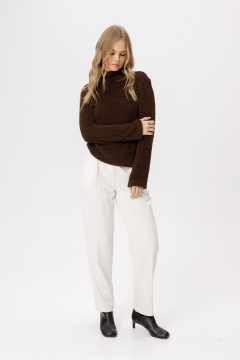 Джемпер PiRS 6386 коричневый - фото 4