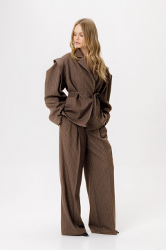 Жакет PiRS 6392 коричневый - фото 2