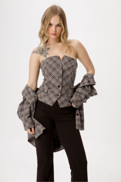 Жилет PiRS 6395 серый - фото 1